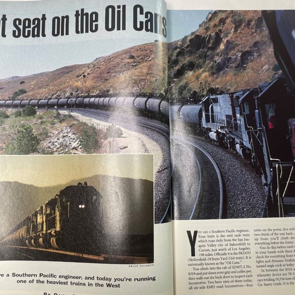 Trains Magazine of Railroading u August 1994 Vol 54 No 8 Oil Pipeline on Rail - Picture 8 of 10